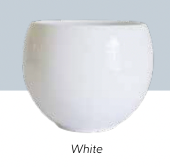 3.25" Luna Pot White (no hole)