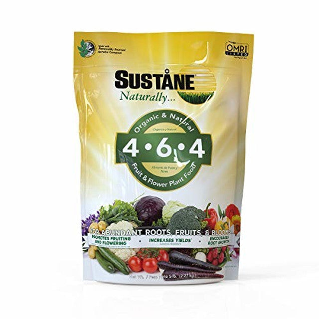 Suståne® 4-6-4 Organic Flower & Vegetable Fertilizer OMRI 5lbs